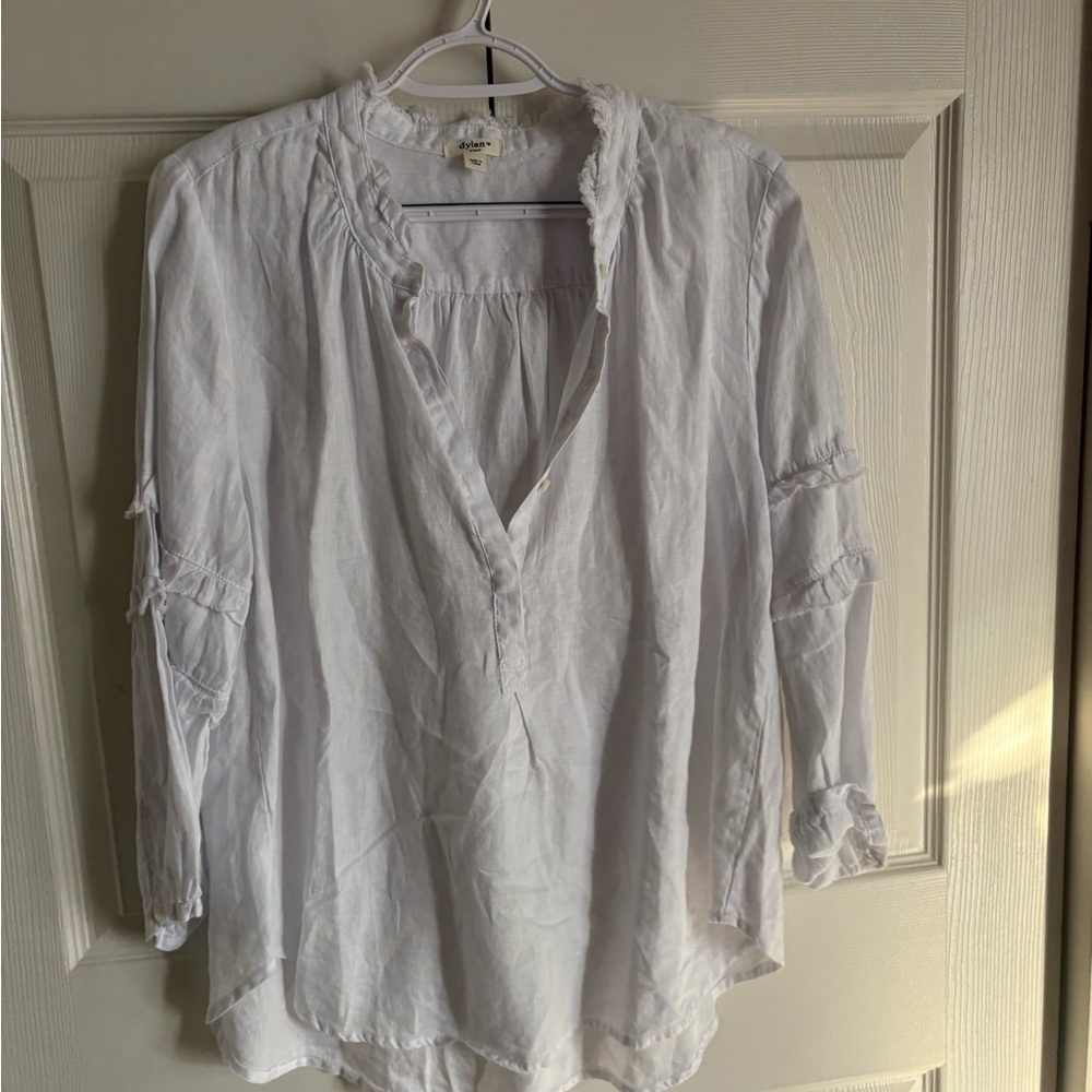 Dylan White Women's Blouse